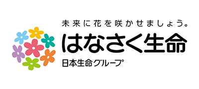 ロゴ：はなさく生命保険株式会社